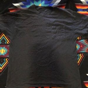 plain black t shirt with pocket